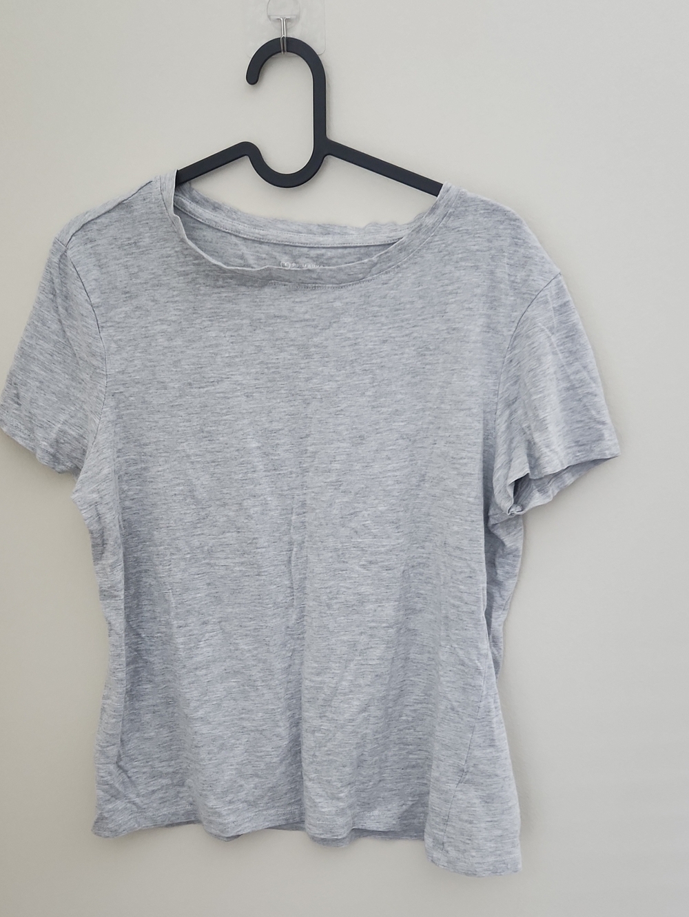 Private Label Heather Light Gray Short Sleeve Tee